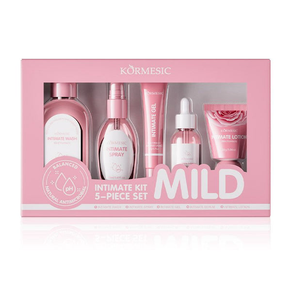 KORMESIC Mild Balanced Natural Antimicrobial Intimate Kit 5 Piece Set