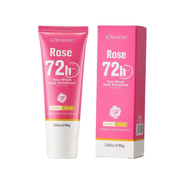 KORMESIC Lavender And Rose Scented Whole Body Deodorant Cream  72H Odor Control, Gentle Cleans & Moisturizes, Long-Lasting 80g