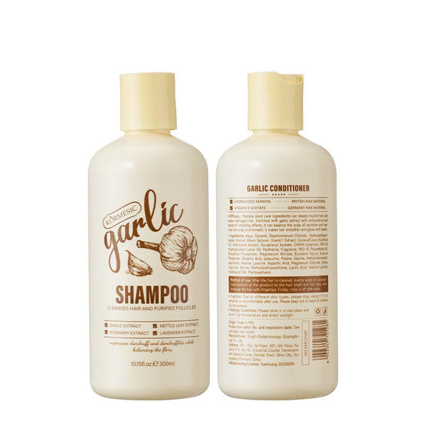 Kormesic Garlic Hair Shampoo Deep Cleaning Nourishing Strengthening  Shampoo 300ml