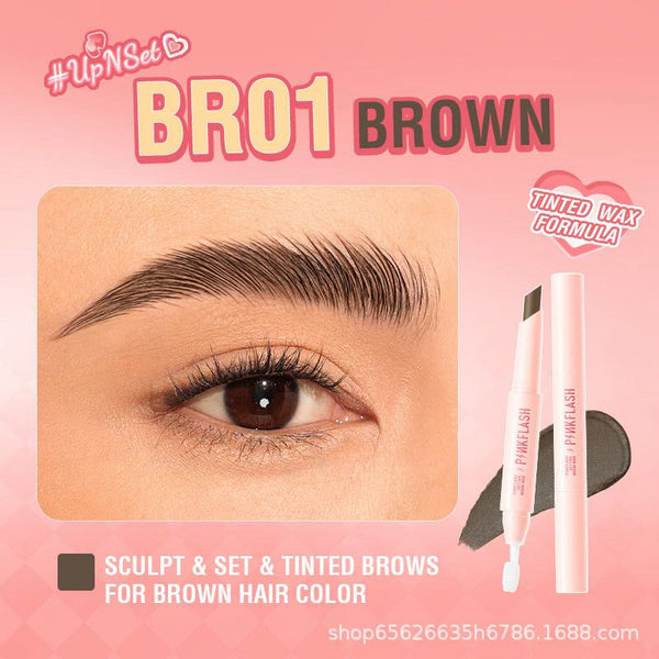PINKFLASH Brow Styling Wax – Waterproof Eyebrow Fixer & Soap Brow | Clear Setting Gel for Fluffy, Laminated Look