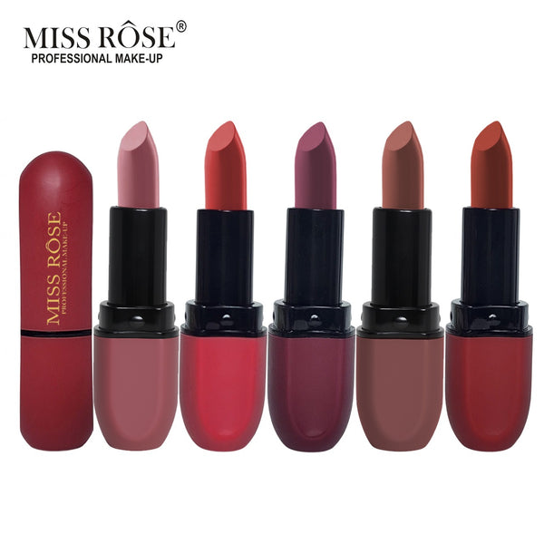 Miss Rose Velvet Matte Lipstick Set – Pack of 6