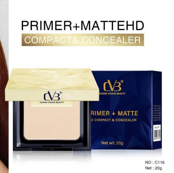 CVB PRIMER + MATTE HD COMPACT & CONCEALER  20G