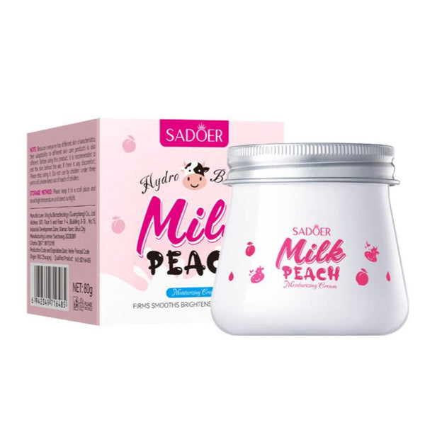 SADOER Milk Preach  Vitamin C Face Cream – Whitening & Brightening Moisturizer