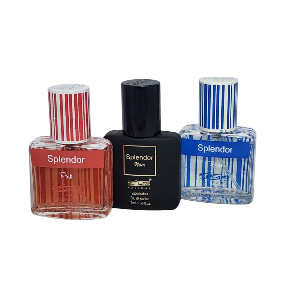 Splendor Perfume Trio by Seris Parfums – Pink, Noir & Ocean (Pack of 3 ...