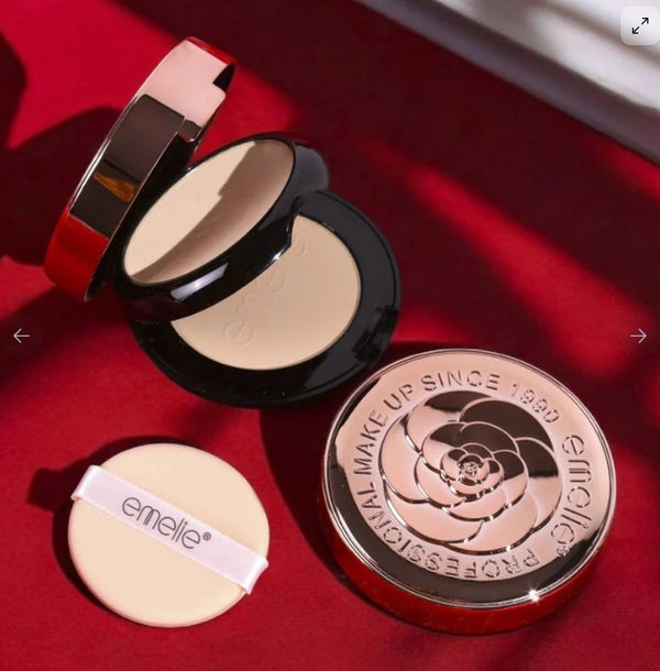 Emelie Super Stay Better Skin Camellia Essence Powder – Super Blendable & Skin-Enhancing