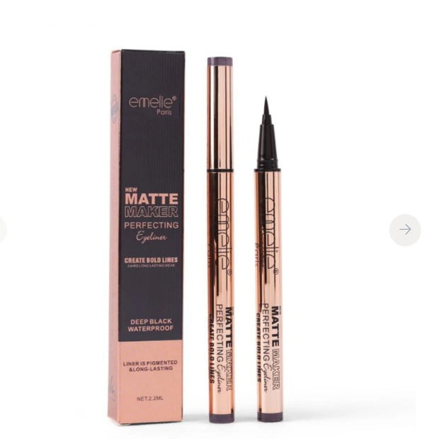 Emelie Rich Black Eyeliner – Ultra Matte & Waterproof Rich Black Eyeliner – Ultra Matte & Waterproof