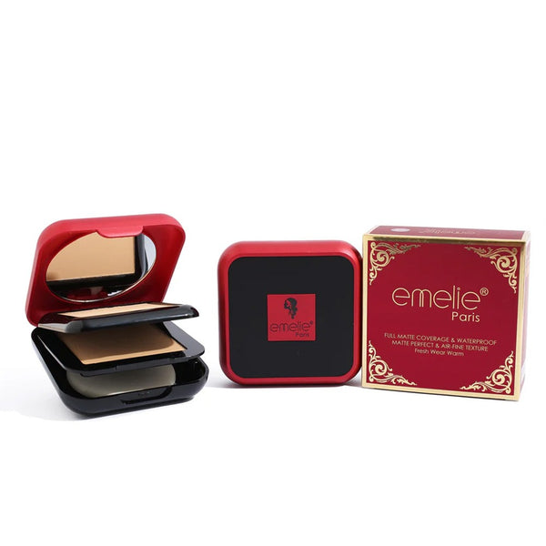 Emelie Matte Coverage Compact Powder – Shine-Free Perfection All Day