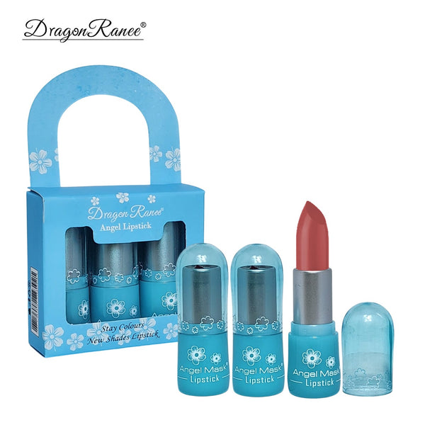 Dragon Ranee Cute Angel  3 Pcs Lipstick Set Stay Colours, New Shades