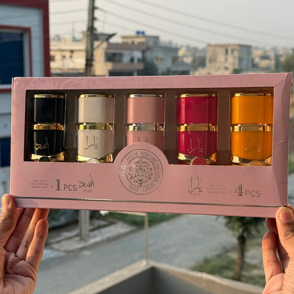 Impression of Yara & Asad Mini Perfume Gift Set (5 x 25ml)