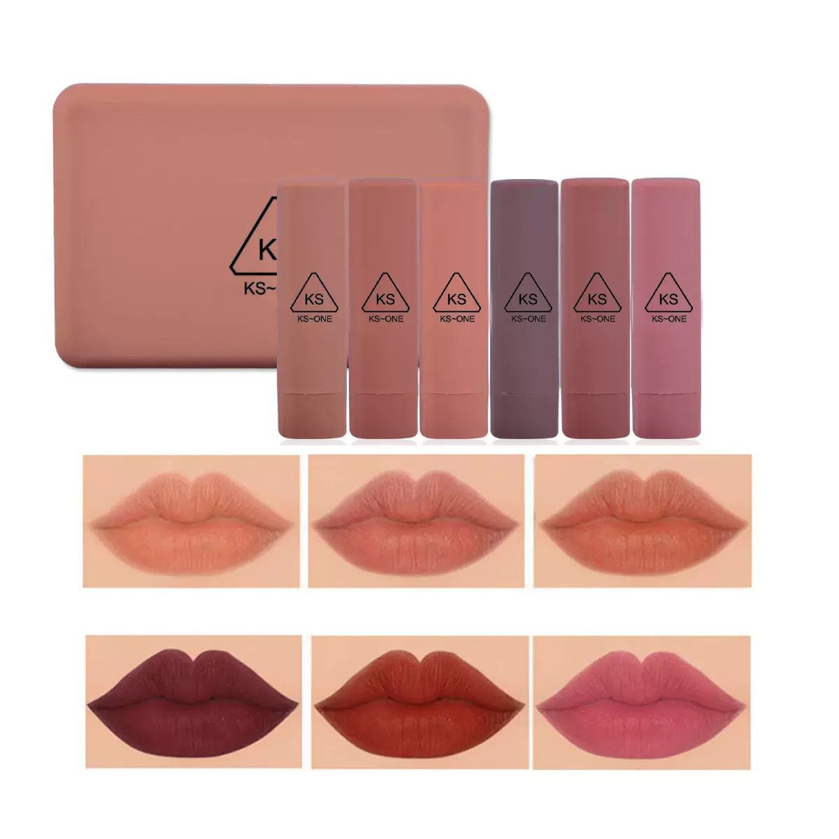Pack of 6 Original KS ONE Mini Lipstick Set – Miss Beauty