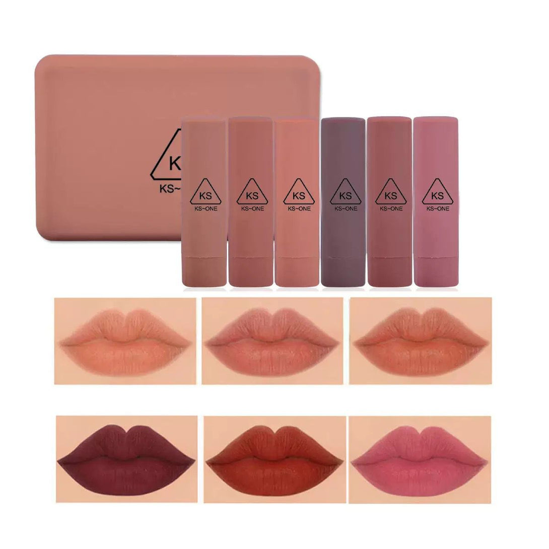 Pack of 6 Original KS ONE Mini Lipstick Set – Miss Beauty
