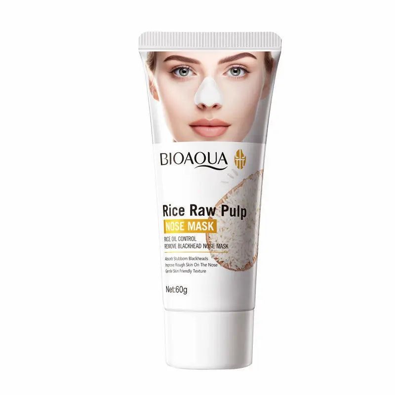 BIOAQUA Rice Raw Pulp Nose Mask (60g) – Deep Cleansing & Blackhead Rem ...