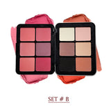 12 Color Powder Blush & Contour Tin Palette