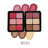 12 Color Powder Blush & Contour Tin Palette