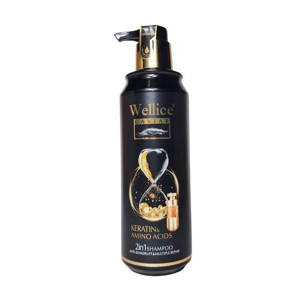 Wellice Caviar Keratin & Amino Acids 2-In-1 Shampoo Wellice Caviar Keratin & Amino Acids 2-in-1 Shampoo 500ml