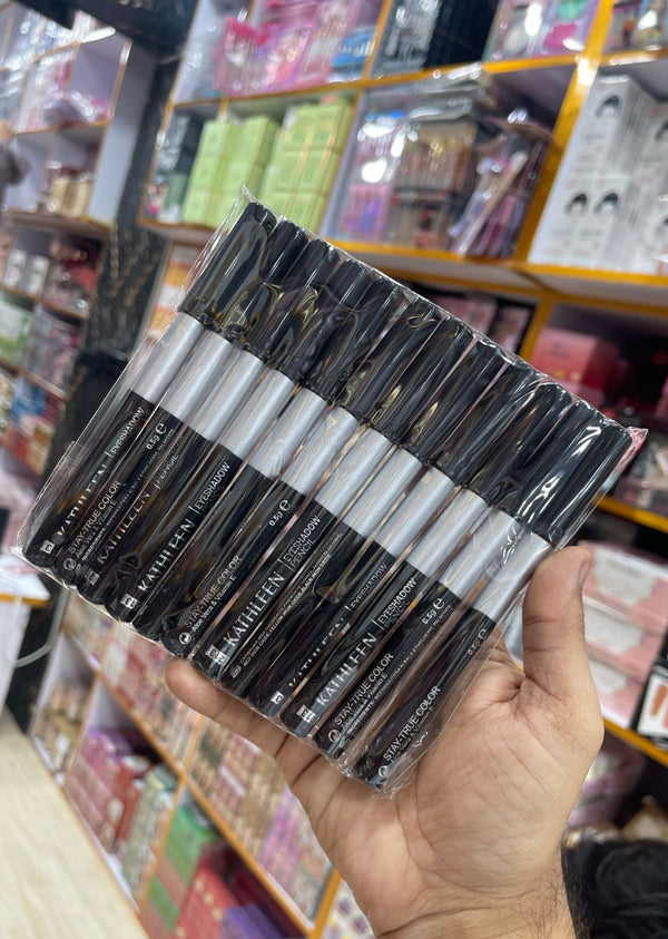 Kathleen 12pcs Black Jumbo Eye liner Pencil