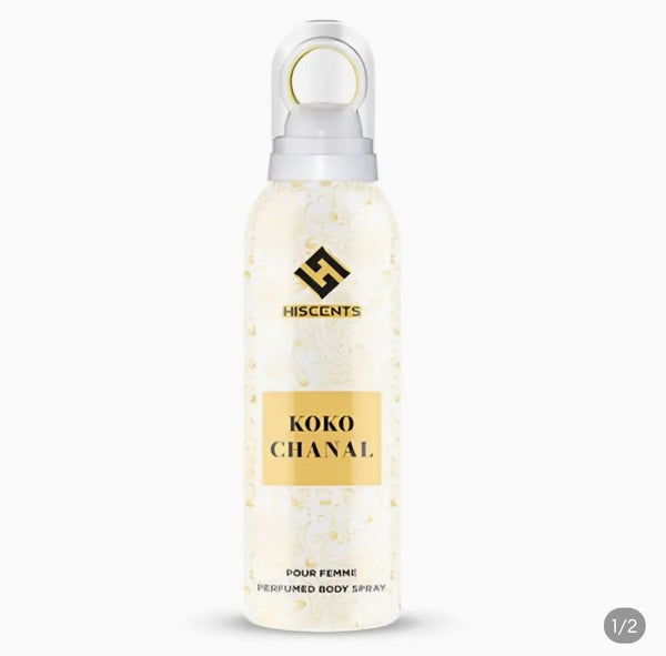 Hiscents Koko Chanal Body Spray 200ml