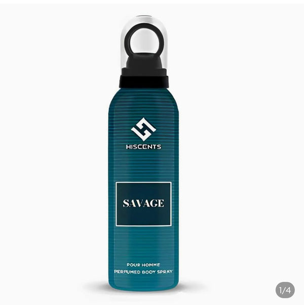 Hiscents - Savage Body Spray 200Ml