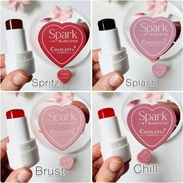 Chanlanya Heart jelly Blush Stick Lip and Cheek Moisturizing Jelly Tint