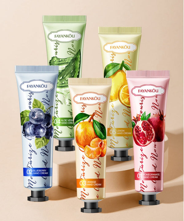 FAYANKOU Pack of 02 Fruit Flower Hand Cream