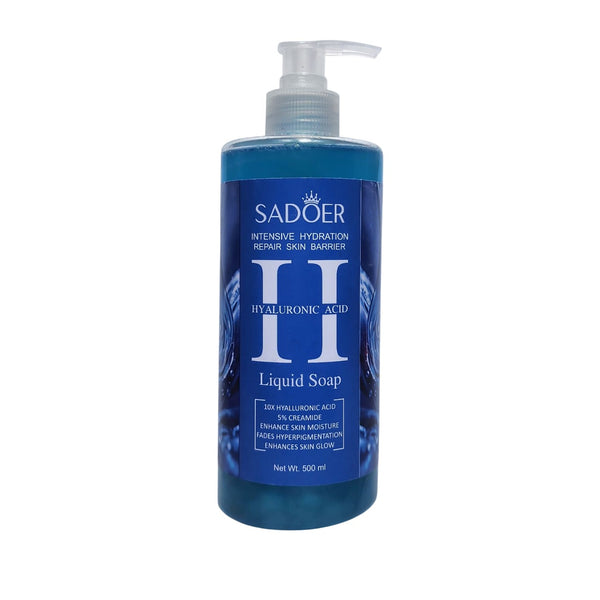 SADOER Hyaluronic Acid Liquid Soap – Intensive Hydration & Skin Barrier Repair Hand Soap (500ml)