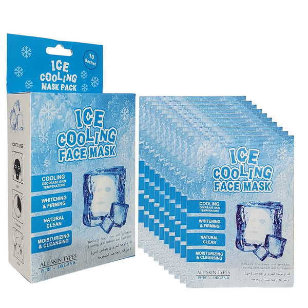 10pcs Ice Cooling Facial Mask Ice Cooling  Mask for Facial - Facial Mask Peel off Mask Cream