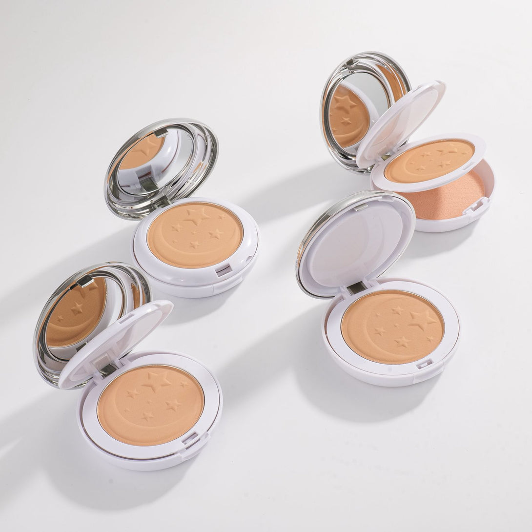 Miss Rose Compact Powder Star & Moon 7003-036Yd – Miss Beauty