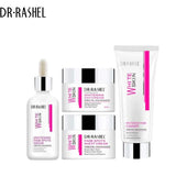 DR.Rashel  4 in 1 Whitening Fade Cleanser, Whitening Fade Spots Serum, Whitening Day Cream & Whitening Fade Spots Night Cream