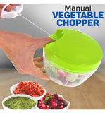 Garlic Press Manual Vegetable Chopper Pulling Rope Vegetable Cutter Dumpling Meat Grinder Small Kitchen Tool Meat Minc