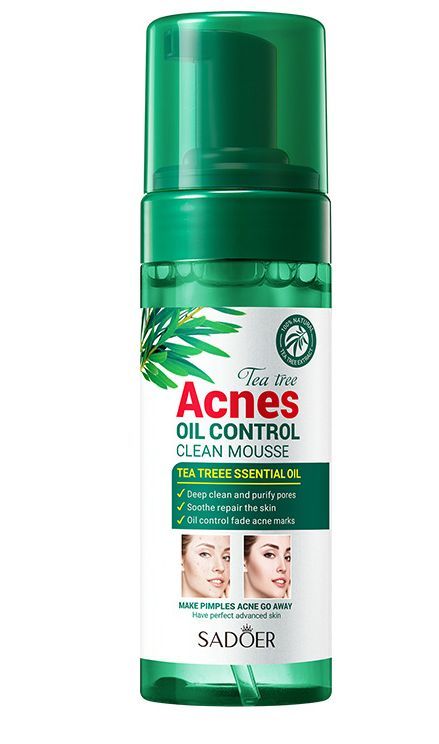 Sadoer Acnes Tea Tree Mousse Facial Cleanser Refreshing & cleaning Skin 150g - SD62685