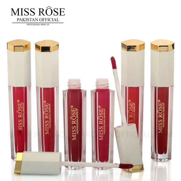 Miss Rose 6 PC Super lasting Matte lip gloss