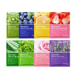 BIOAQUA Pack of 5 Fruit Plant Extract Moisturizing Brighten Facial Sheet MaskS