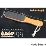 Huxia Beauty Wooden Foot Scrubber 2 Sided