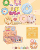 Beauty Hub Cute Doughnut Design Lip Blam Clear Hydrating Repair Moisturizing Lip Balm For Girls Women Lips Care