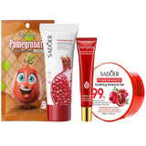 New Red Pomegranate Pack of 4 deal Eye cream & Pomegranate Gel OR Facial mask & cleanser skin care series