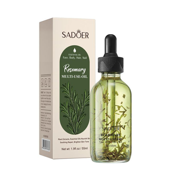 SADOER Rosemary Flower Multi-Effect Massage Oil 55ml for Nourishing Body with Essential Oils  SD37633