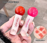 GEGE Bear 3Pcs Lollipop Candy Water Lip Gloss Set Glaze Set Shiny Water Mist Lipstick