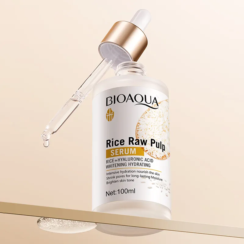 BIOAQUA Rice Serum natural moisturizing anti aging skin care face seru ...
