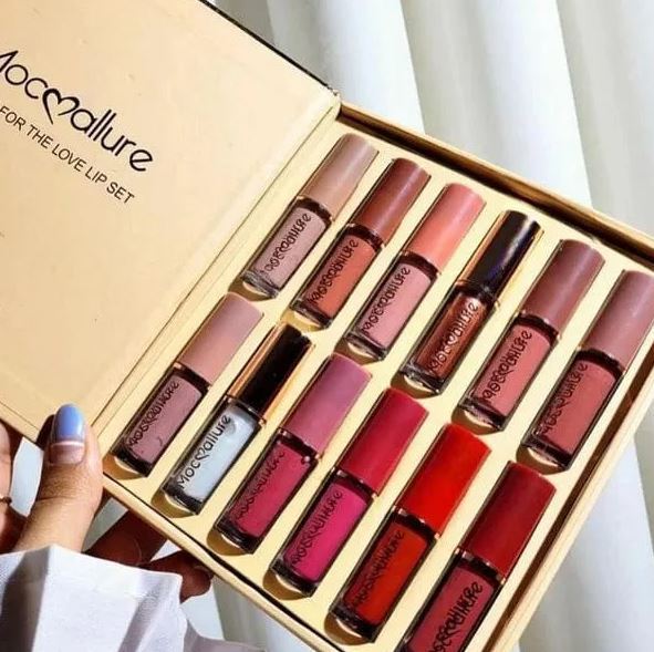 Mocmallure 12 Colors Matte Liquid Lipstick & Lip Gloss  Set 2.5ml*12pcs 0695