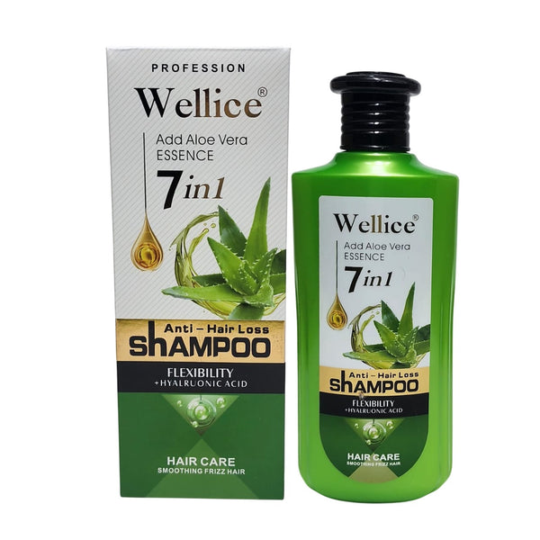 Wellice 7 in 1 Anti - Hair Loss Hyalruonic Acid & Soothing Hair Care Shampoo