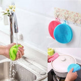 3 pcs Silicon Dish Washing Scrubber Pad (3pcs Set)