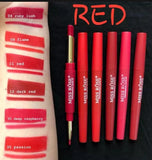 Miss Rose 2 In 1 Lip Liner + Lipstick Pack of 6 Red