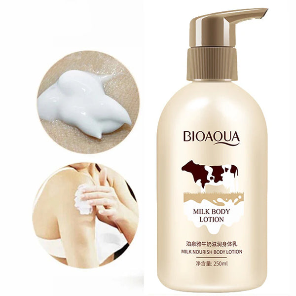 BIOAQUA COW Milk Silky Moisturizing Body Lotion 250ML BQY58673