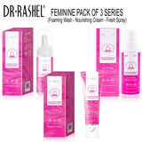 DR.RASHEL Combo Of 3 Feminine Series (Foaming Wash-Nourishing Cream-Fresh Spray)