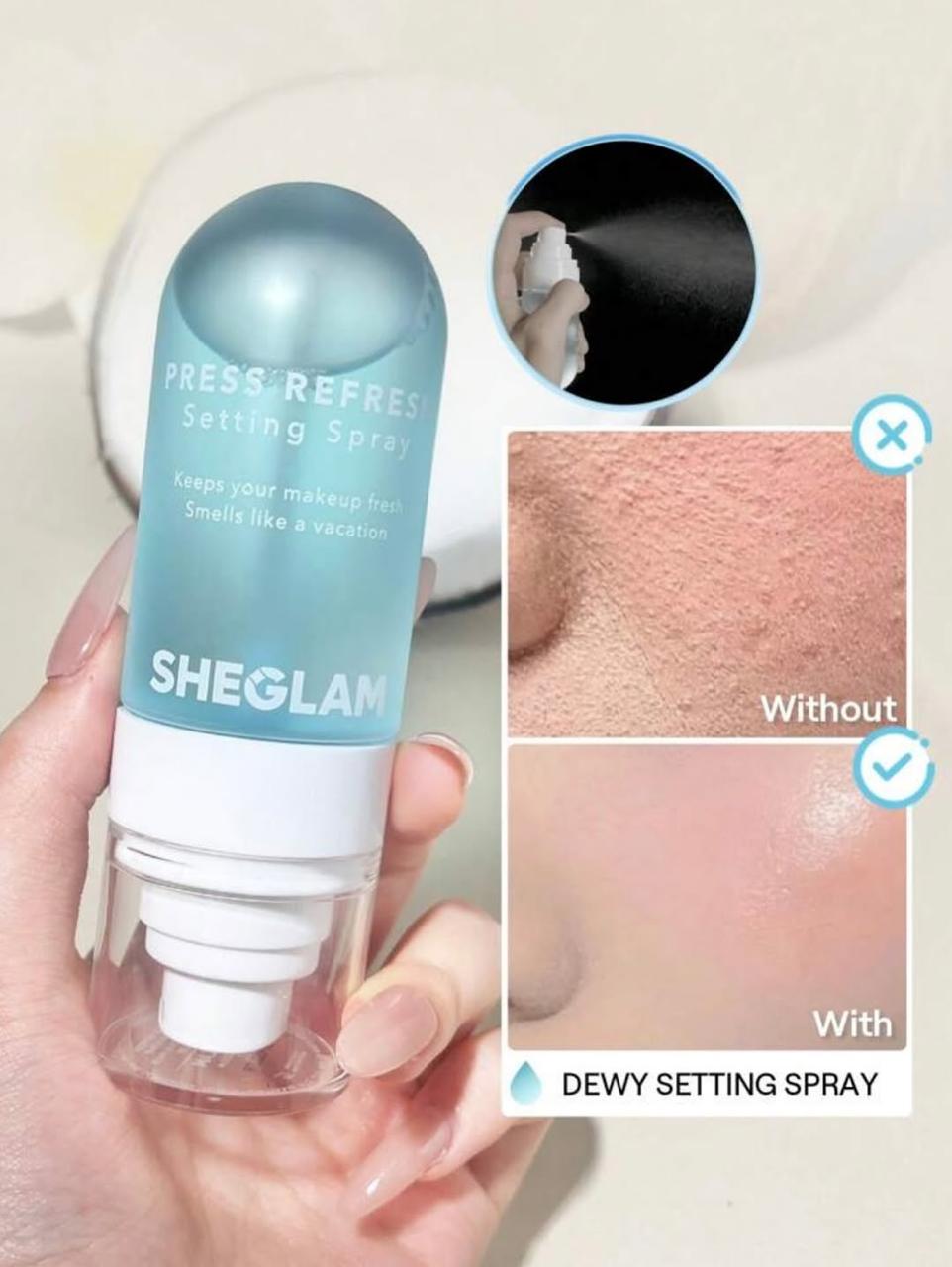 SHEGLAM Lock'D In Setting Spray Mattifying Effect Quick – Miss Beauty