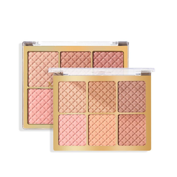 Missrose 6 Color Square Face Palette 3.5g 6004-03N