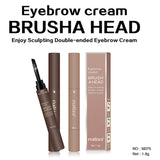 Maliao Eyebrow Cream Brush a Head Enjoy Sculpting Double-ended Eyebrow Cream Net:1.8g