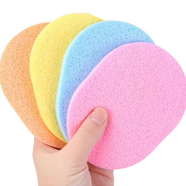 2pcs Facial Puff Face Deep Cleaning Washing Sponge Makeup Foundation