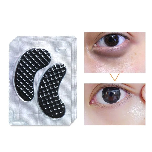 Bioaqua - 5 Pairs Collagen Black Eye Mask Care Patches Remove Dark Circles Anti Wrinkle Tool(BLACK MASK)