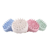 LOHAS Biodegradable Wheat Straw Silicone Hair Brush Shampoo Brush Scalp Massager For Hair Growth